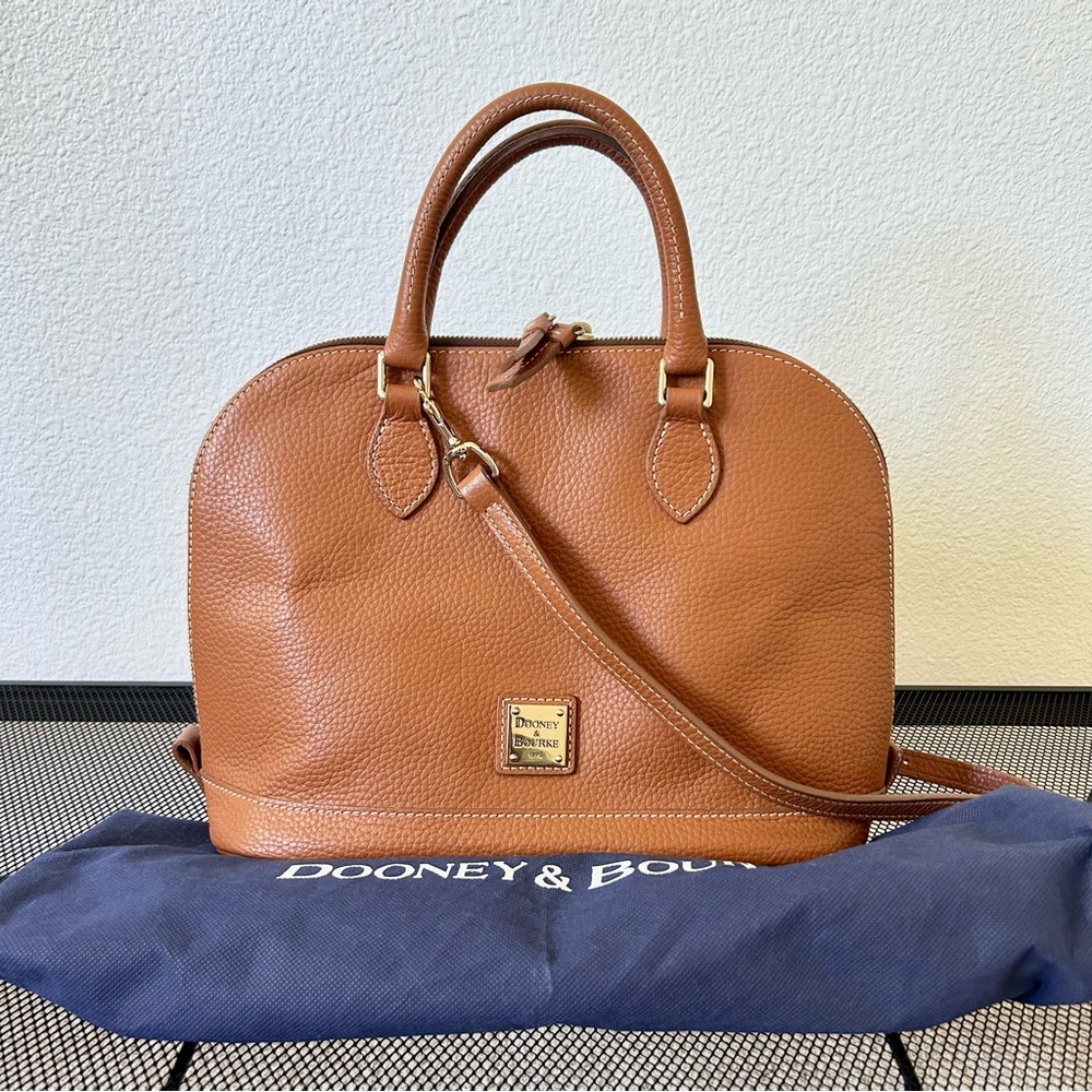 Dooney & Bourke Pebble Grain Zip Satchel